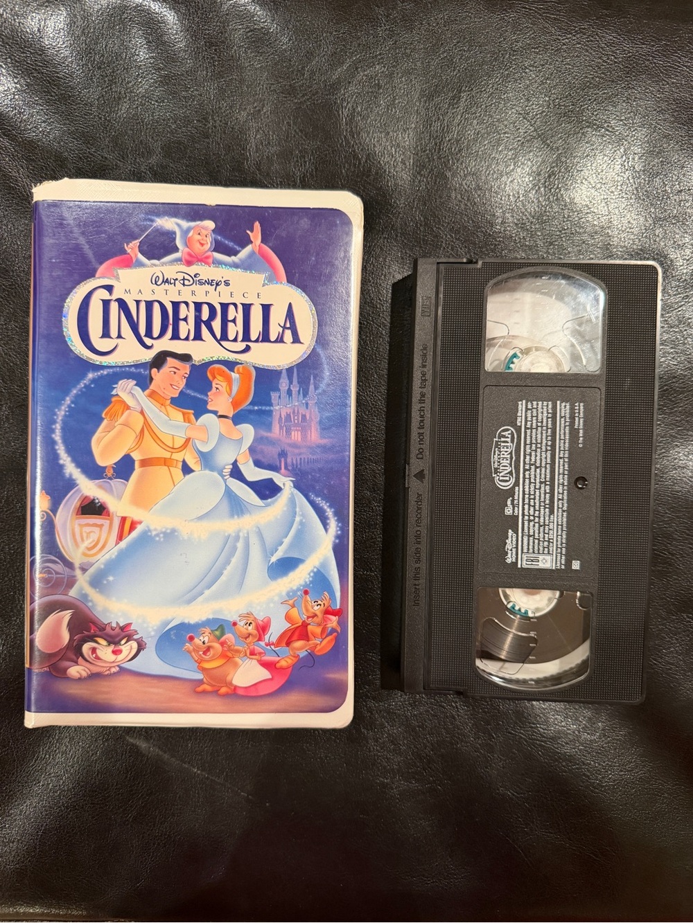 🩷 Walt Disney Cinderella VHS Tape - Purple/Blue Cover